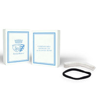 Custom, Compostable Shower Cap & Elastic Band