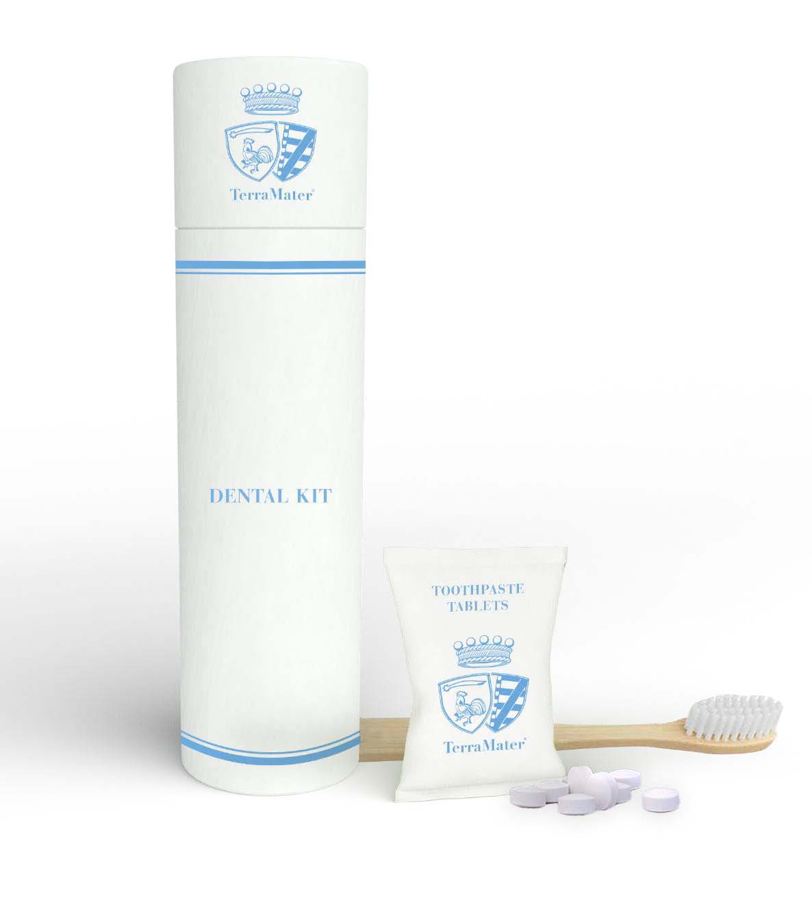 Custom Dental Kits with Toothpaste Tablets, Made in Italy