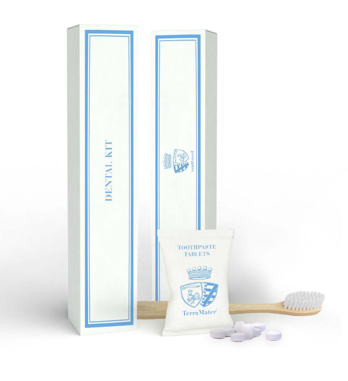 Custom Dental Kits with Toothpaste Tablets, Made in Italy