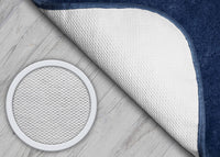 Queen is a medium loop construction rug made of 100% cotton grown in the U.S. (32oz face weight). Washable latex backing. Bound on all sides. Made in the U.S.
