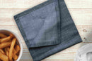 Denim Napkin 20"x20" 100% Cotton, Mitered Corners, Chambray