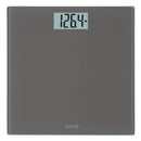 Digital Glass Bathroom Scale with Charcoal Finish