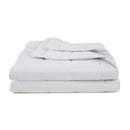 EcoPure Down-Alternative Quilted Blanket, 6" Sewn-Through Box, T-240 100% Cotton Shell, Light Weight