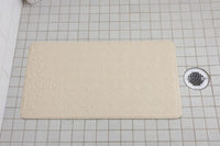 Rubber Bath Mat, Non-Slip, Ecru