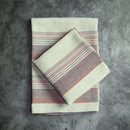Foresti Napkin 22"x23" 100% Cotton, Vat-Dyed, w/ Color Stripes