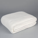 FiveStar 100% Ringspun Cotton Blanket, Basketweave, Medium Weight