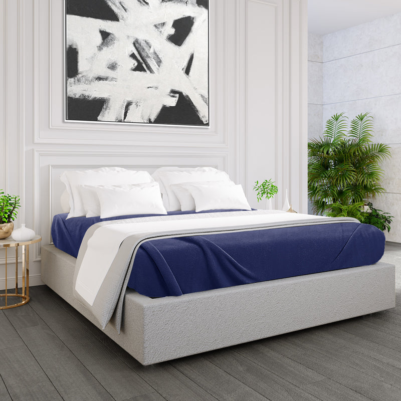 Oxford Polar Fleece Blanket, Twill Weave, Medium Weight