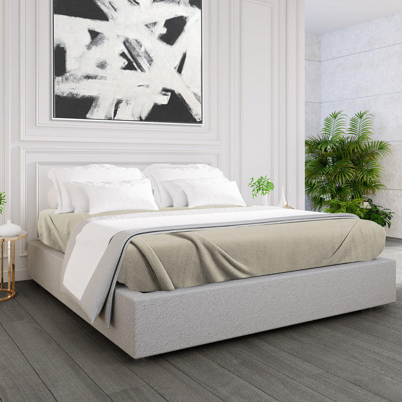 Oxford Polar Fleece Blanket, Twill Weave, Medium Weight