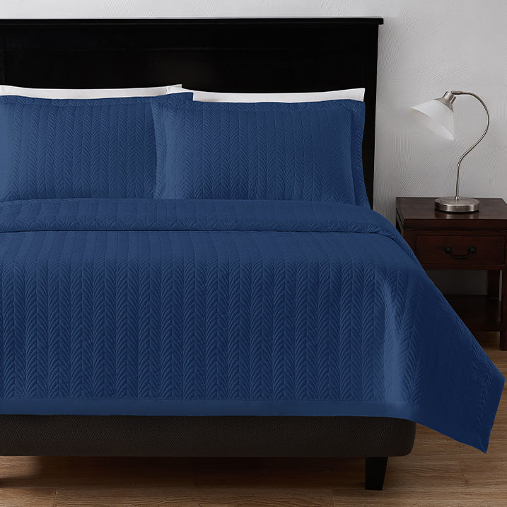 Flourish, 85 GSM brushed Pongee microfiber fabric with 100 GSM down-alternative fill, 2" flange, oversized 94" length