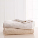 Grand Patrician Chevron 100% Cotton Chevron Weave Blanket