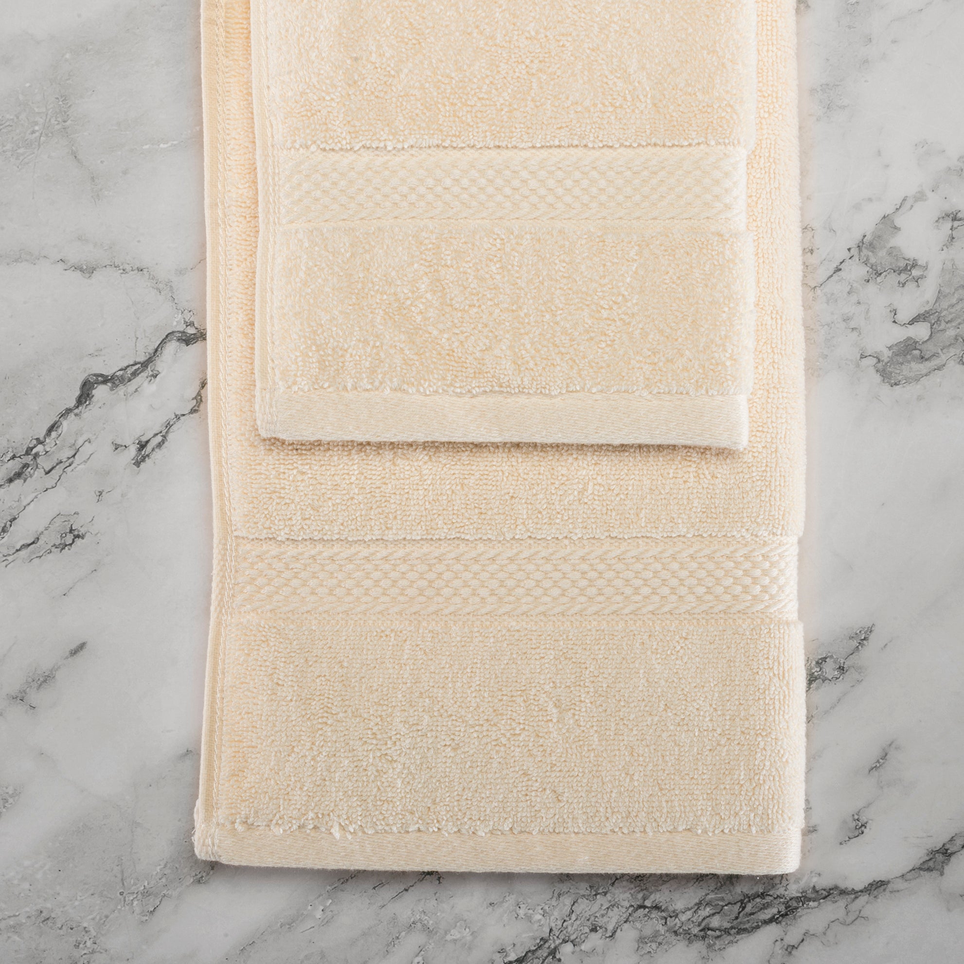 Grand Patrician 100% 3-Ply Ringspun Combed Cotton, Classic Dobby, Ecru