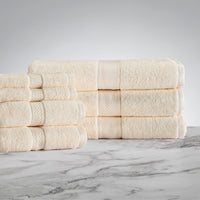 Grand Patrician 100% 3-Ply Ringspun Combed Cotton, Classic Dobby, Ecru