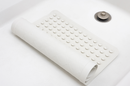 Rubber Bath Mat, Non-Slip, White