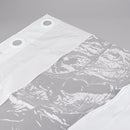 8 Gauge Vision 71"x74" Hookless® Shower Curtains, White