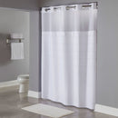 Alexandria Repet 71"x77" Hookless® One Planet™ Shower Curtains, White
