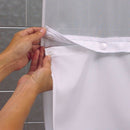 Hookless® It's a Snap!® 70"x57" Plain Weave Replacement Liners, White