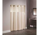 Mystery 71"x77" Hookless® Fabric Shower Curtains, Beige