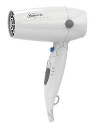 Sunbeam®, Compact Hand Held Dryer, 1875 Watts, Cool Shot, Folding Handle,   White