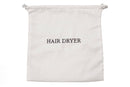 Hair Dryer Bag, White