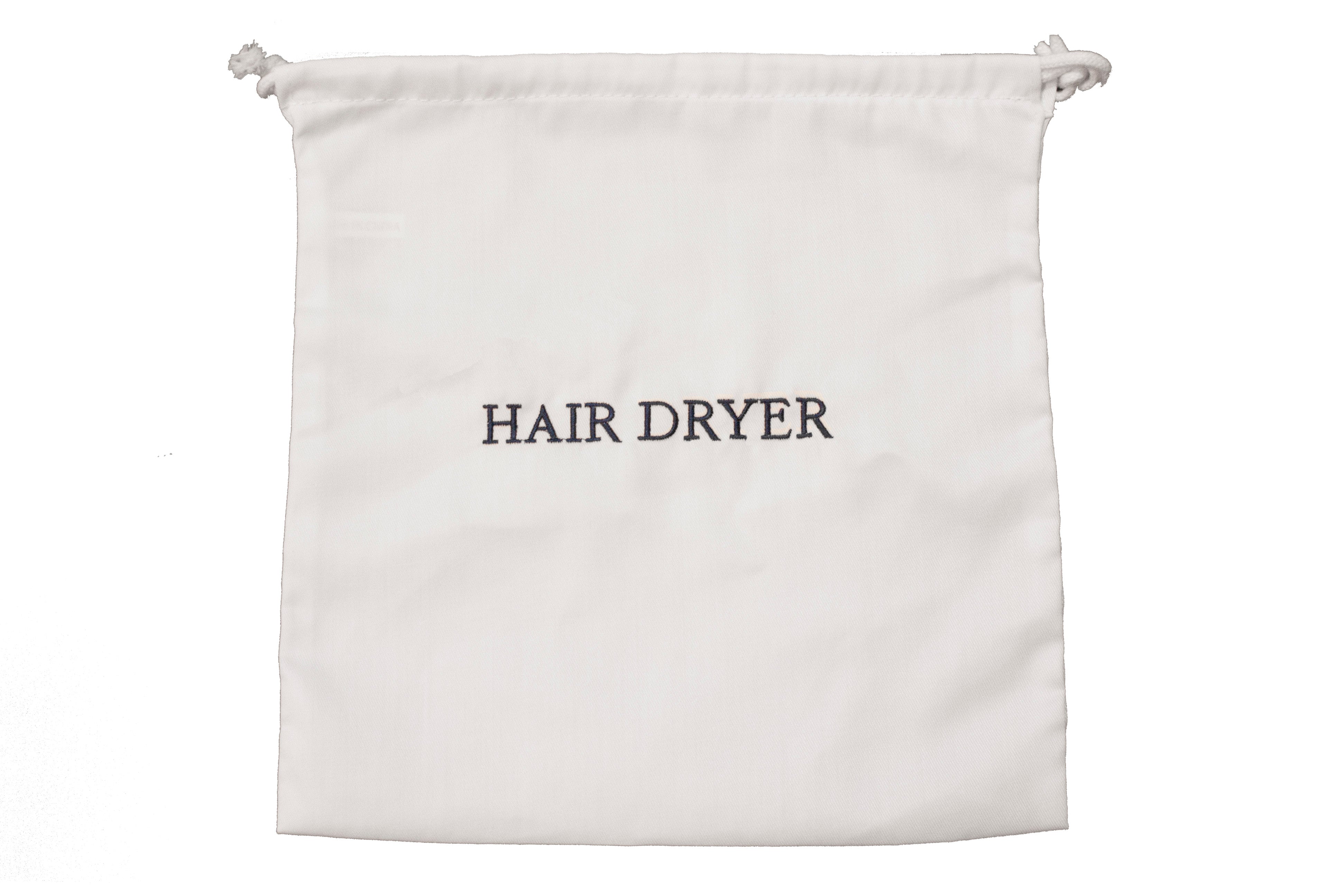 Hair Dryer Bag, White