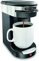 Coffeemaker, Deluxe 1 Cup Pod, Auto Shut Off, Black/Stainless Steel (also available in 230V)