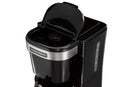 Coffeemaker, 4 Cup, Auto Shut Off, Swing Out/Lift Off Brew Basket, Black w/ Glass Carafe