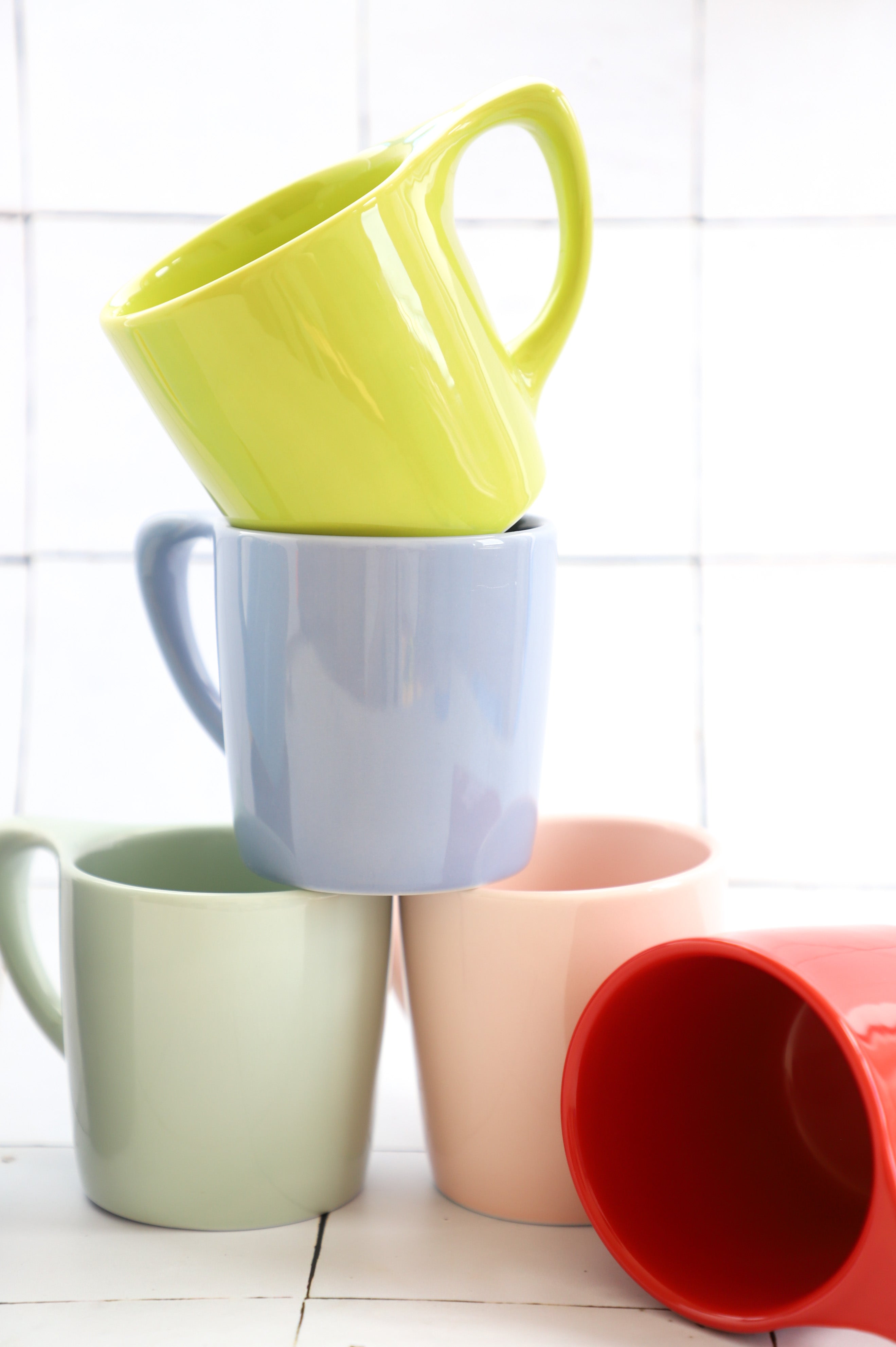 Lino Mugs by NotNeutral