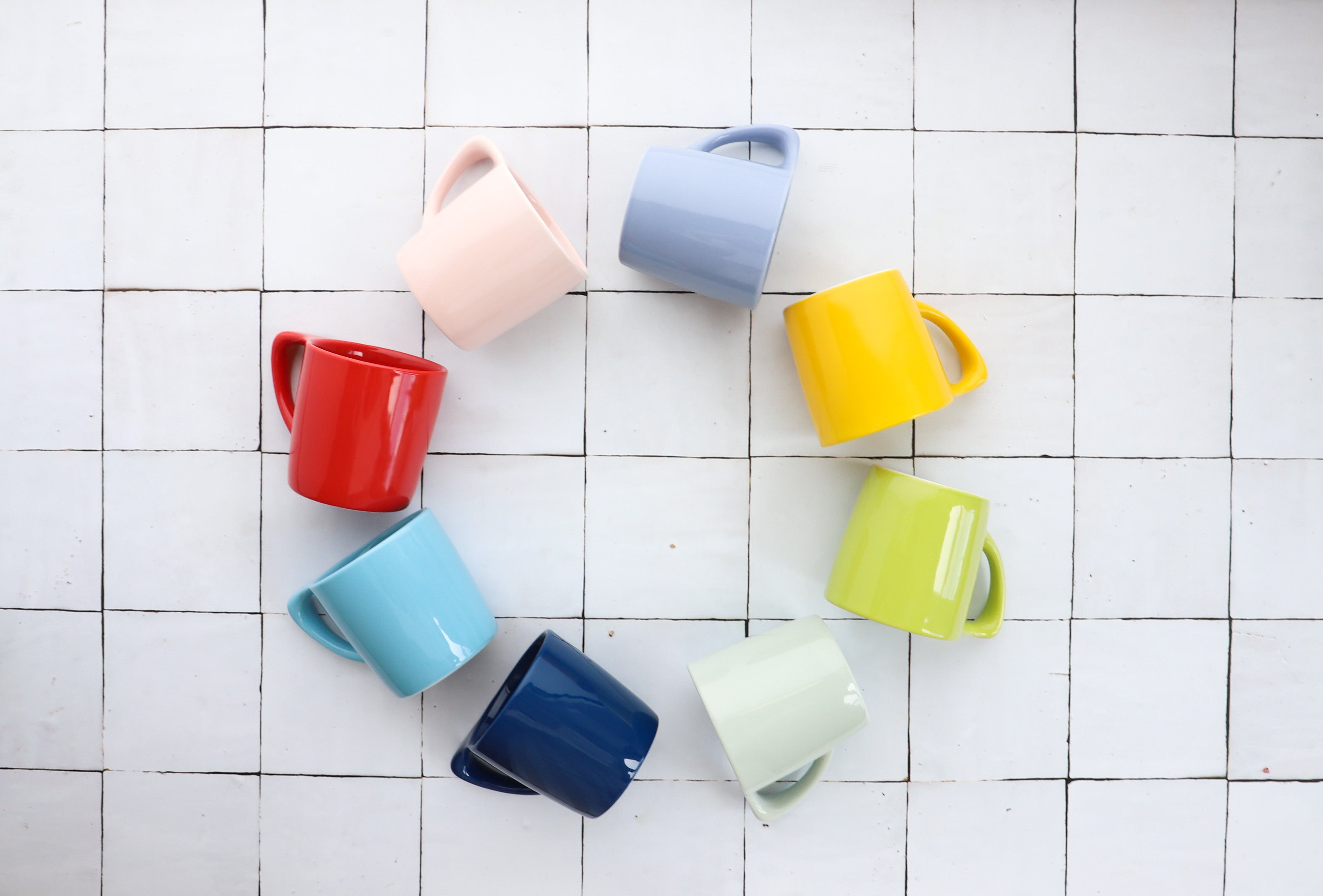 Lino Mugs by NotNeutral