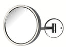 8.5", 5X Wall Mount Mirror, Single Arm, Chrome