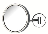 8.5", 5X Wall Mount Mirror, Single Arm, Chrome