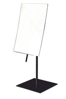 5" x  8", 3X Table Top Mirror, Black, Height 14"