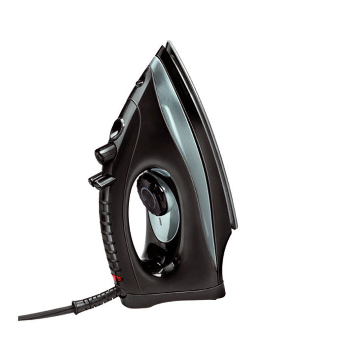 Mid-size Dual Auto Off Iron, Non-Stick, 9' Cord, Black