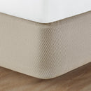 knit2fit™ Diamond Box Spring Cover, Khaki