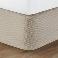 knit2fit™ Diamond Box Spring Cover, Khaki
