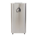 Liquids Disposal Companion Waste Receptacle, 24 gal, Stainless Steel with Casters