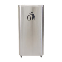 Liquids Disposal Companion Waste Receptacle, 24 gal, Stainless Steel with Casters