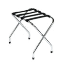 Chrome Metal Luggage Rack