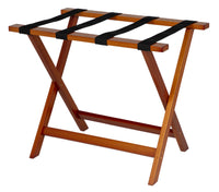 Standard Wood Luggage Rack, Light Mahagony