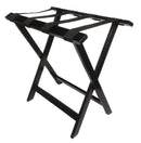 Tall Deluxe Wood Luggage Rack, Espresso