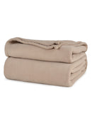 Microloft Fleece Blanket, Plain, Light Weight