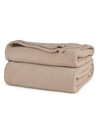 Microloft Fleece Blanket, Plain, Light Weight