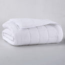 Liteluxe Down-Alternative, Light Weight, 4" Quilted Sewn-Through Boxstitch, Microfiber Shell, Knife Edge, Double-Needle Stitched