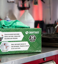SmartRags Microfiber Cloth Box, 50 Pack