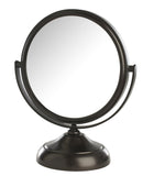 5.5" 5X-1X table Top Mirror, Height 7.5", Bronze