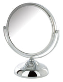 5.5" 5X-1X table Top Mirror, Height 7.5", Chrome