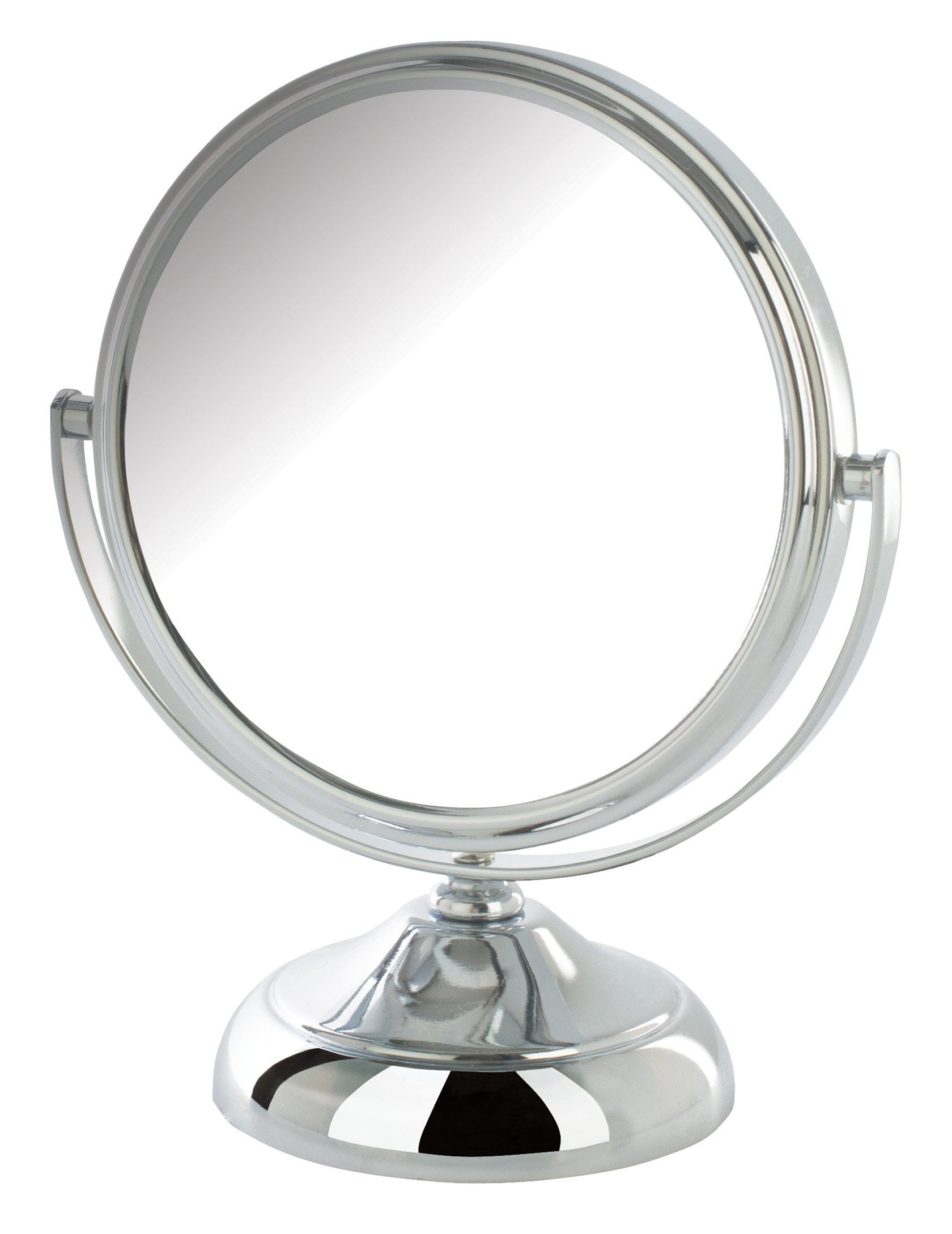 5.5" 5X-1X table Top Mirror, Height 7.5", Chrome