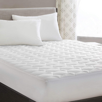 Mattress Topper, Fitted 15" Expandable Skirt, Poly/Cotton top & bottom with quilted single onion pattern. 24 oz of lofty polyester fill per sq/yd. Deep pocket skirting available.