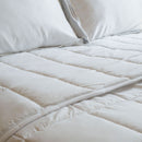 Ultra Touch Flex Down-Alternative Quilted Blanket, 6" Sewn-Through Box, Microfiber Shell, Medium Weight