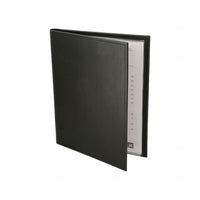 Premium Menu Cover, 8.5"x11" Paper (10 views), Faux Leather