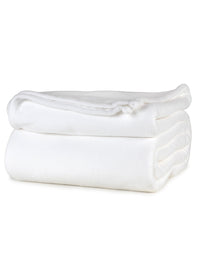 Microloft Fleece Blanket, Plain, Light Weight